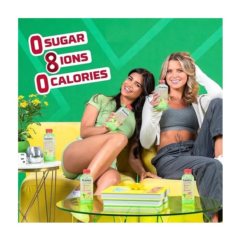 SueroX Berry Blast Zero Sugar Electrolyte Drink for Hydration 21.3