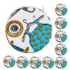 10pcs Tape Measure Portable Retractable Ruler Cloth Body Tape Measure