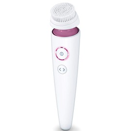 Beurer FC95 Tiefenreinigungsbürste | Wiederaufladbare Reinigungsbürste für 6-fache Tiefenreinigung | 4 Bürstenaufsätze | 2 Dreheinstellungen | 3 Geschwindigkeitsstufen | Inklusive Ladestation