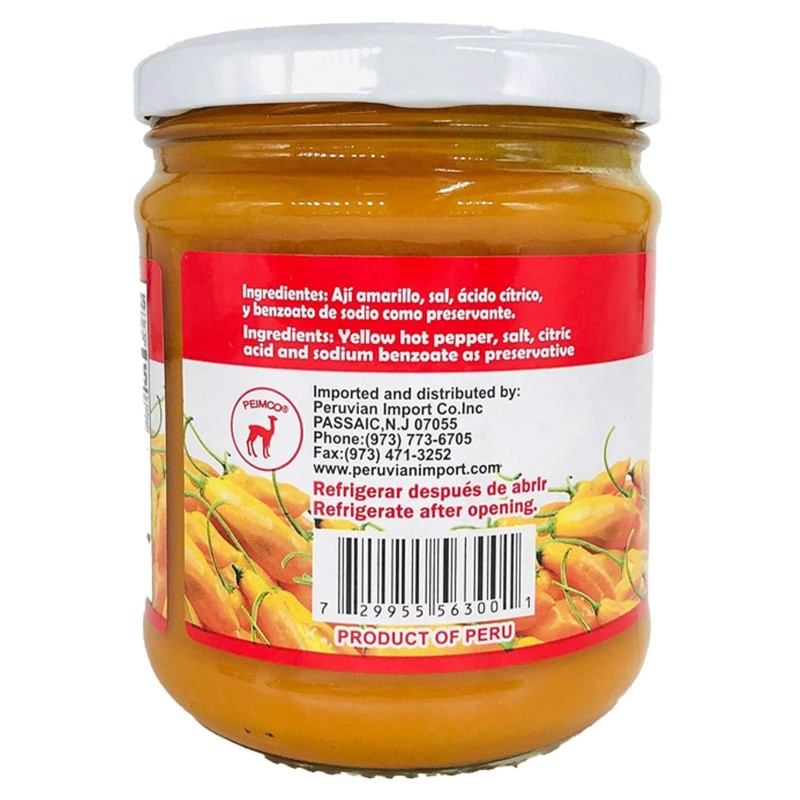 Inca's Food Aji Amarillo Paste - Hot Yellow Pepper Paste