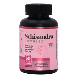 Schisandra Shatavari Complex 60caps Balance Hormonal Mujer Sin Sabor