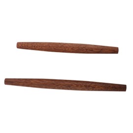 MAGICLULU 2pcs Wooden Rolling Pin Small Tool Golf Ball Accessory Brooches LED Kerosene Lamp Clothing Brooch Household Rolling Pin Ink Pad Bulk Brooch Pin Golf Balls Brown