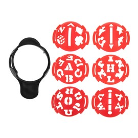 BIUDECO Line Drawing Tool Set for Golf Golf Ball Marking Stencils Marker Accessories Letter Patterns of Creative Balls