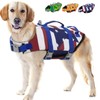 EMUST Dog Life Jacket, Lightweight Dog Life Vests with Rescue