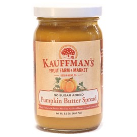 Kauffman Orchards Homemade Pumpkin Butter Spread, No Granulated Sugar Added, 8.5 Oz.
