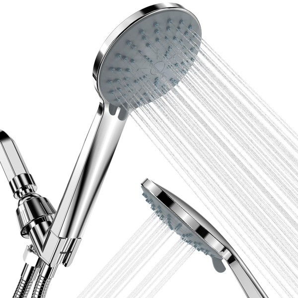 High Pressure Handheld Shower Head, 5 Modes Hand Held Shower