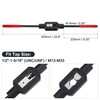 uxcell Adjustable Tap Wrench Handle for 1/2"-1-5/16" (UNC/UNF) / Metric