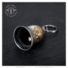 MOCY BELL Moto Guardian Bell Skull Keep Me Safe Stainless