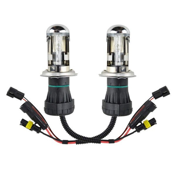 Innovited 55W HID Xenon Bi-Xenon Hi/Lo Replacement Bulbs - H4