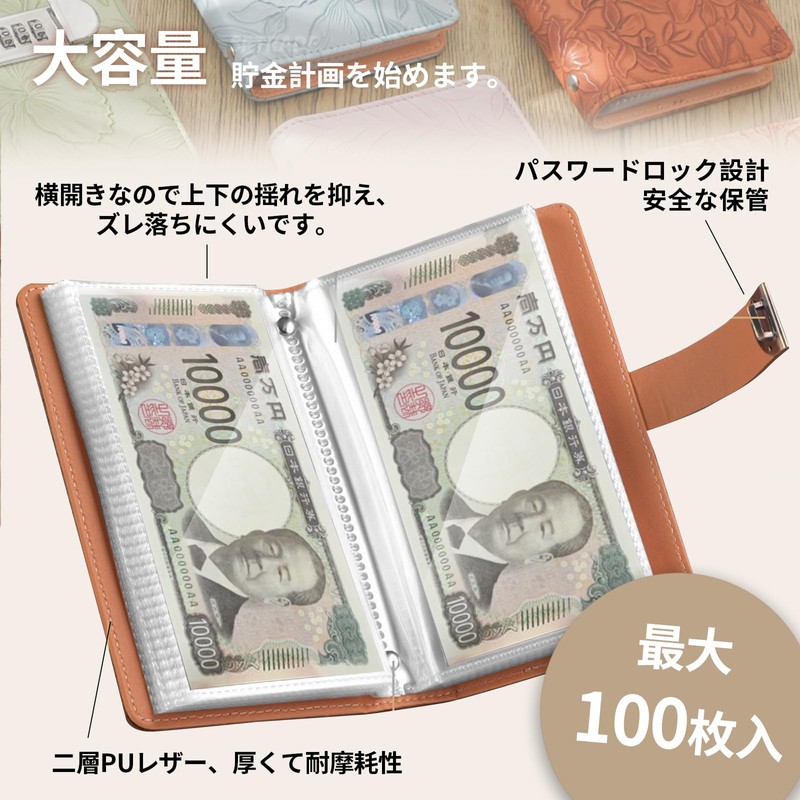 SFTRADE Bills, Money Sorting, Envelope Savings Bank, File Binder, Combination