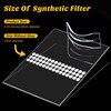 Zonon 96 Pieces Synthetic Filter Paper Stickers 20 mm 0.25