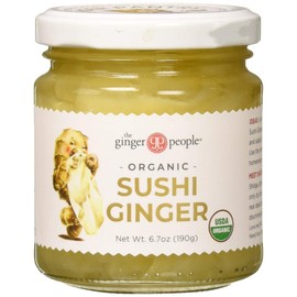 The Ginger People Organic Pickled Sushi Ginger, 6.7000-ounces (Pack of 12)
