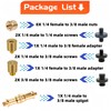 17PCS Camera Screw Adapter Set 1/4 Inch and 3/8 Inch