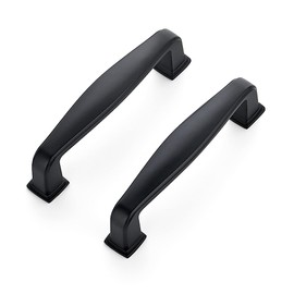 Ravinte 50 Pack Matte Black 3 Inch Cabinet Handles - Black Drawer Pulls - Solid, Black Kitchen Handles for Cabinets and Cupboards