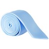 DonDon Mens Handmade Silk Look Ties 6cm, lightblue
