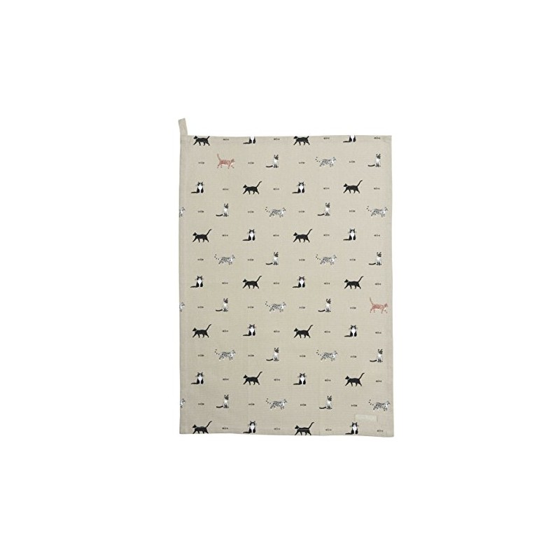 Sophie Allport Cotton Tea Towel - Purrfect Design