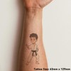 Azeeda 'Karate Junge' Temporäres Tattoo - Hautfreundlicher & Ungiftiger Abziehbild