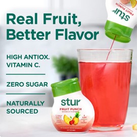 Stur - Founder's Favorites Variety Pack, Natural Water Enhancer, (4 Bottles, Makes 80 Flavored Waters) - Sugar Free, Zero Calories