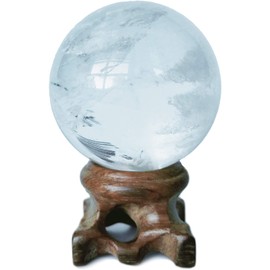Clear Quartz Crystal Ball 50mm for Crystal Healing, Meditation, Scrying, Feng Shui, Hand-Made