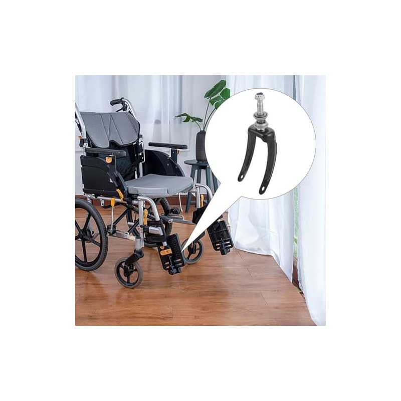 VILLCASE 2 Pack Wheelchair Front Wheel Fork Replacement Bracket with