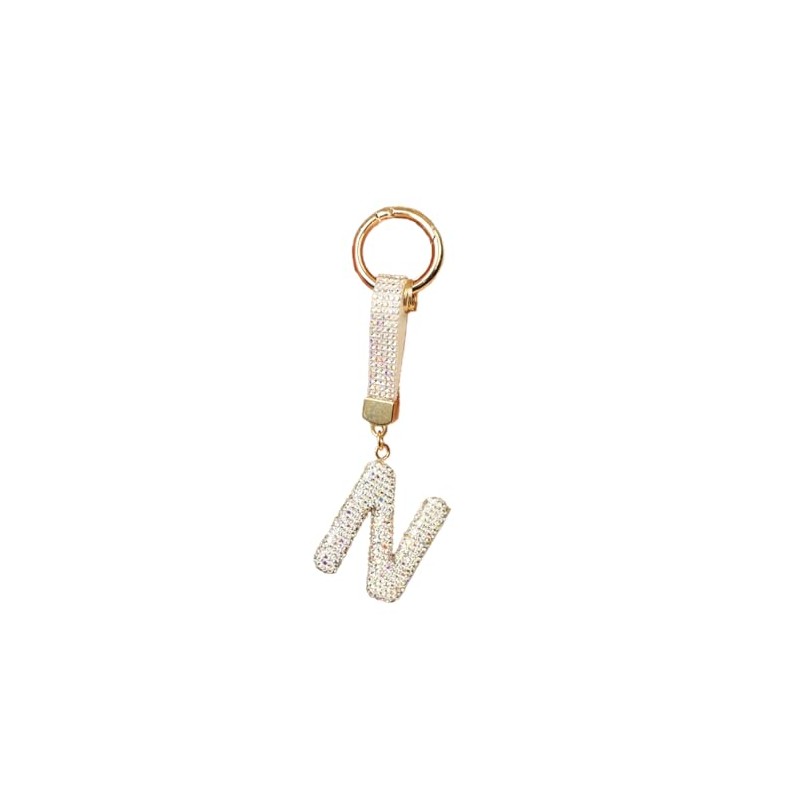 [DIVA Rose] Bag Charm Initial Charm Key Chain Alphabet Men