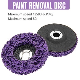 Strip Disc Stripping Wheel for Angle Grinders Rust Remover Disc Remove Rust Paint Oxidation - Paint Stripping Wheel, Disc Stripping Wheel, Paint Stripping Disk 4" x 5/8" 10 Pack