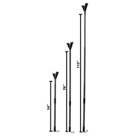 Avery Trac-Loc Push Pole for Duck Hunting & Fishing | 3-Section Adjustable Aluminum Boat Pole | Extends to 115" | Rustproof Build with Textured Non-Slip Grip for Shallow Water Navigation