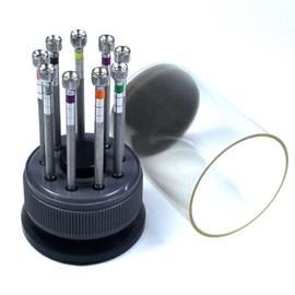 New 9 pcs Precision Watch Flat Blade Slotted Screwdriver Set Watchmakers Tools