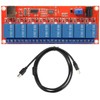 Relay Module Interface Board for LowLevel Trigger USB Serial Port