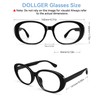 Dollger Retro Oval Blue Light Blocking Glasses for Women Men,