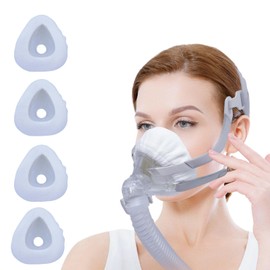4 Pack Soft CPAP Mask Liners, One Size, Full Face Mask, Snow-White,