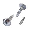 SKIR'CO (50 pcs) Zinc Plated Self-Drilling Screws 3.9 x 19