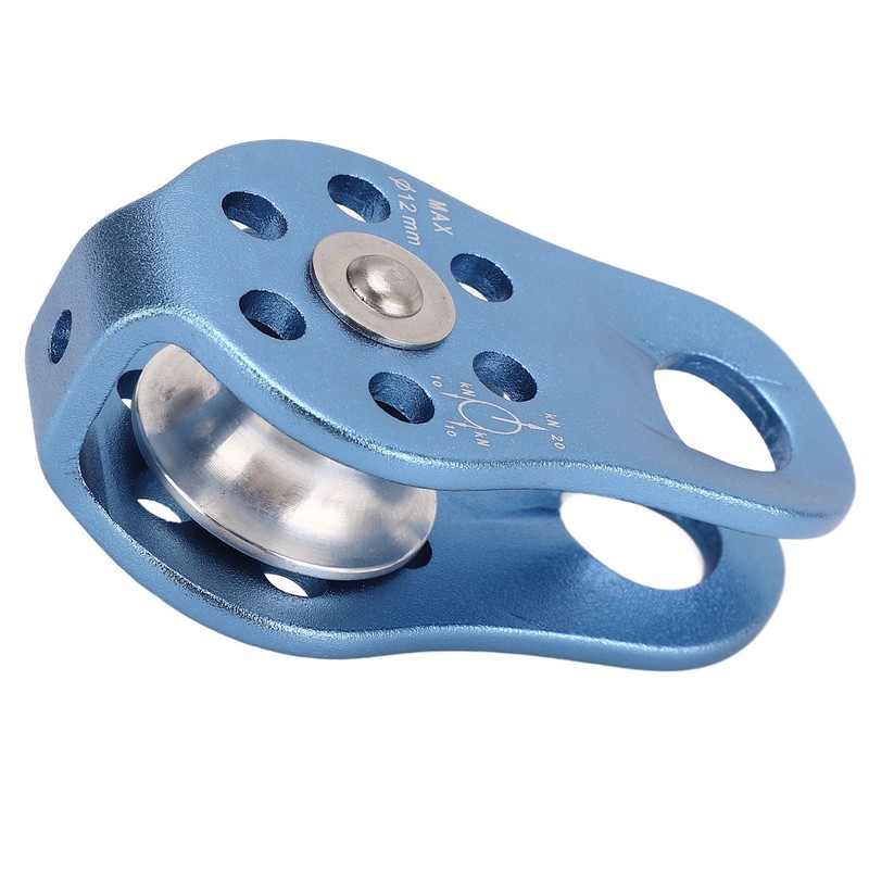 Climbing Single Pulley Al Mg Alloy Fixed Eye Single Rope