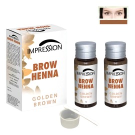 Kit Henna Cejas Hd Tipo Microblading Semipermanente En Polvo