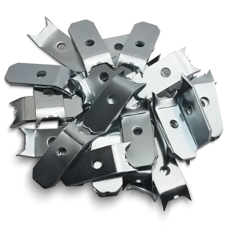 SAQXK 48pcs Trailer Floor Hold Down Clips Plated Steel Bearclaw