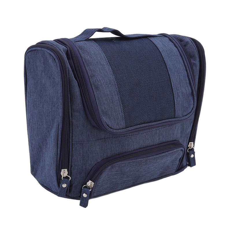 Toiletry Bag Portable Handheld Design 300D Cationic Waterproof Makeup Storage
