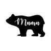 Bargain Max Decals Mama Bear Silhouette Decal Notebook Car Laptop