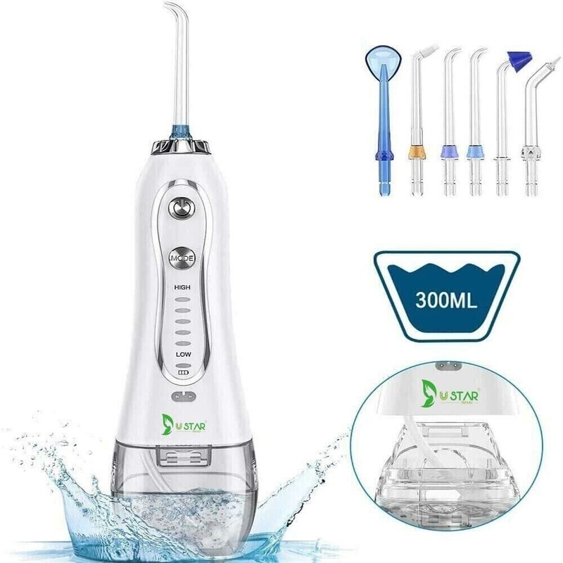 BESTOPE Water Flosser Cordless Dental Irrigator Rechargeable Teeth Cleaner