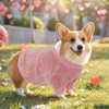 Dog Sweater Dog Clothes Heart Puppy Sweaters Dog Christmas Sweater