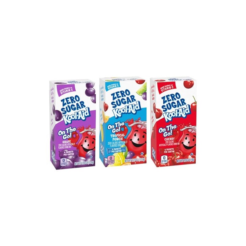 Kool-Aid Zero Sugar - 6 Pack - 3 Boxes -