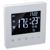 White Intelligent Thermostat Touch Screen 16A LCD Display Smart Temperature