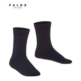 FALKE Unisex Kids Family Socks, Breathable, Durable, Sustainable Cotton, Lightweight, Colorful, Skin-Friendly, Blue (Dark Marine 6170), 1-3.5, 1 Pair
