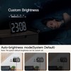 Digital Wall Clock Large Display,10.8” USB Power LED Wall Clock