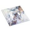 Modern Abstract Blue Gold Marble Light Switch Cover 2-Gang Double