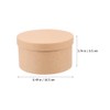 HOLIDYOYO Circular Packaging Box, Round Paper Mache Box, Round Nesting