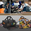 14-Inch Tool Bag with Anti-friction Bottom, Hand Tool Storage Organizer