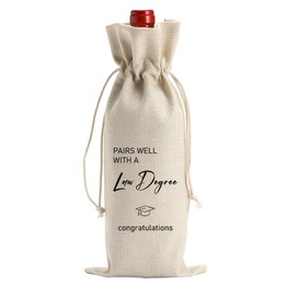 Lawyer Gifts Law Degree Gift Funny Lawyer Graduation gifts 2025 Graduation for Senior Wine Bag Wine Accessory Set