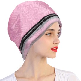 Gorro de Vapor para el Cabello, Gorros de Tratamiento Térmico para el Cabello 2 Engranajes Temperatura Ajustable Gorro de Tratamiento de Aceite Caliente Acondicionamiento Profundo Gorro de Calor Eléct