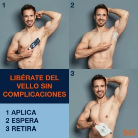 No Hair Crew intimate crema depilatoria íntima para hombre 100ml