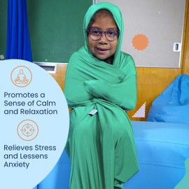 Sensory Sack for Kids -For Sensory Regulation, Relaxation, Stress Relief, Calming - Sensory Body Sock-No Rough Fasteners